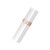 Abaodam Rechargeable Facial Hair Remover for Women with 360° All-Round Effective Hair Removal White Plastic Epilator with Geometric Cutter Net Mini Lipstick Cover Design for Eyebrow