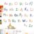ABC Animal Alphabet Wall Decals – Peel&Stick Animal ABC Stickers, Removable Illustrated Letters for Phonics Learning, Educational Decor for Classrooms Nurseries