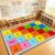 ABCarpet Music Classroom Rug, 7’6”x13’1” Durable Nylon Classroom Carpet with Non-Slip Backing, School Seating Rug for Circle Time, Preschool, Daycare, Playroom, Learning & Reading Area