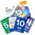 ABCmouse Number Flash Cards for Kids Ages 3 to 5, 67 Math Flash Cards for Learning Numerals 0-20 with Ten-Frames, Preschool and Kindergarten, Level 1: Beginner Series