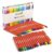 abeec 36 Crayons – Set of 36 Assorted Wax Crayons for Kids – 18 Different Coloured Colouring Crayons with 2 of Each Colour– Art and Crafts Supplies for Kids