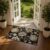 Abidom Floral Entry Rug 2×3, Washable Vintage Door mat