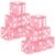 Abilat 12 Pieces 19mm Casino Dice Set Translucent 6 Sided Game Dices Square Corner Acrylic Dice for Casino Vegas Theme Birthday Party Supplies Board Games Classroom Teaching (Pink)