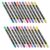 ABOOFAN 12pcs Dual Tip Water Based Markers, 24 Colors, round Tip