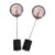 ABOOFAN 2pcs Fuel Tank Gauge Level Indicator for Generator Tank with Acrylic Cylindrical Float Rod, Accurate Level Readings and Easy Replacement, for Gas Generators Monitoring
