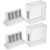 ABOOFAN 2pcs Manual Pencil Sharpener for Artists and Students, Precision Point Creation with Lasting Performance, Plastic and Metal Construction, 4 Holes Design, for Detailing and Daily