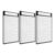 ABOOFAN 3pcs Magnetic Dry Erase Whiteboard for Fridge with Smooth Writing Experience and Erasable Reusable Pet Surface, for Refrigerator and Metal Surfaces, for Office Notes and School
