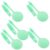 ABOOFAN 5pcs Versatile Cotton Pad Clip for Beauty with Replaceable Cotton Pads and Plastic Clip Type, Enhanced Absorption Face Tools for Skincare and Facial Care