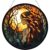 Abstract Girl and Moon Stained Glass Style Suncatcher,Window Hanging Decor,DIY Puzzle Ornament for Christmas,Birthday & Mother’s Day,7.4 in,83 Pieces Irregular Pieces