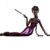 Abstract Meditation Female Aromatherapy Statue Incense Burner(Option C)