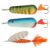 Abu Garcia Favourites Pack 2 – Set of 3 Premium Pike Fishing Lures – Atom 20g, Reflex 18g & Utö 25g – Easy-to-Use, High-Attraction Lure Assortment for Freshwater Predator Fishing, Assorted Varied