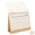 Academic Desk Calendar White Paper Standing Flip Planner