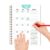 Academic Diary – 2026-2030 Student Planner 5-Year Academic Schedule Book T