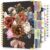 Academic Planner 2026-2027, 18 Months Weekly and Monthly Calendar Planner from July 2026 – December 2027, 7.3″ x 10″ B5 Large Hardcover Agenda Organizer Book with Tabs, Yearly Daily Planners for School Work Student Teacher, Vintage Bloom Arrangement