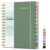 Academic Planner 2026-2027, Weekly and Monthly Calendar Planner from July 2026 – June 2027, 6.1″ x 8.2″ A5 Large Daily Agenda Book with Tabs, Flexible Cover, College School Organizer for Student Teacher,Green