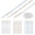 AccGin Piercing Aftercare Swabs – 30 Lint-Free Microfiber Swabs with 50 Replaceable Sponge Heads, Gentle Cleaning & Bump Care for Ear, Nose, Belly Button Piercings, Faster Healing