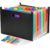 Accordion File Organizer, Letter A4 Size Expanding File Folder High Capacity Expanding File Folder, Letter/A4 Size Essentials for School, Home, and Office