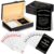 AceOrbit 57 Pcs Memory Cards and Box Set Share a Memory Cards with Display Sign and Wooden Card Holder Box Celebration of Life Memorial Table Card for Funeral Memorial Service Guest Book Alternative