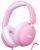 Acer Kids Headphones with Cord for School Travel，74/85dB Volume Limit Headphones for Kids Toddler Girls Boys, Foldable 3.5mm Wired Headphone for Tablet/Computer, Pink