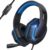 Acer Wired Gaming Headset for PS5, PS4, PC, Xbox Series X|S, Switch, Gaming Headphones with Noise Cancelling Microphone, LED Lights &50mm Speaker, 3.5mm Jack for Gaming, Black