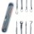 Acne Blackhead Remover Kit, Pimple Blemish Extractor Tools, Pore Cleanser Needle Hook Set, 4 Pieces