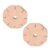 ACNTENY Kumihimo Bracelet Braiding Disk, 2 Pack, 8-Slot
