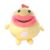 ACNTENY Plush Chick Car Tissue Box Holder, Yellow, 22 x 22 x 4 cm