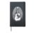 Acoustic Guitar Fingerprint – Vintage Guitar Music Lover Hardcover Journal, Black
