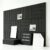 Acrridi 48×36 Large Felt Bulletin Board with Self-Adhesive Black