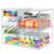 Acrylic 2-Pack 7-Drawer Makeup & Storage Organizer for Bath,Desk | Smooth-glide drawers, clear body, dustproof, wipe clean, for office supplies, pens, rings, earrings, tweezers, cotton swabs