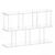 Acrylic Clear Organizer Bookcase 11.8”D X 47.2”W X 24.6”H