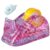 Acrylic Desktop Tape Dispenser, Clear Glitter Non-Slip Desktop Holder, Modern Stationery Storage for Mailing/Wrapping/Office，Pink
