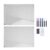 Acrylic Dry Erase Board 2 Pcs Whiteboard for Fridge 15.7×11.8in Clear Monthly Calendar and Memo Board Planning Board with 6 Color Markers