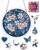Acrylic Jigsaw Puzzle Suncatcher Pink Blue Flower Adult Puzzles Gift 12″