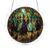 Acrylic Jigsaw Puzzle Sun Catcher,Unique Halloween Witch,Stained Glass Window Hanging, DIY Sun Catcher Kit Home Decor for Seasonal Doors Window Garden Hanging