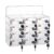 Acrylic Lockable Storage Cabinet with Door & Keys for Office School Classroom – 12 15 20 Compartments Secure nization Solution for Documents & Supplies