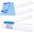 Acrylic Mahjong Racks with Pushers 17.5in Set of 4 Scalloped Mahjong Racks