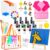 Acrylic Paint Canvas Set for Kids, Complete Kids Art Painting Supplies Kit