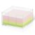 Acrylic Post It Note Dispenser,3 x 3 Sticky Note Holder,Post It Note Holder for Desk,Acrylic Sticky Note Holder for School and Office Desk Organizer