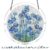 Acrylic Puzzle Light-catching Ornament with Colorful Glass Painting Style, Round Plaque