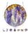 Acrylic Puzzle Suncatcher 7.4 inch Stained Acrylic Jigsaw Sun Catcher for Windows and Doors Window Hanging Home Decor Christmas Birthday for Adults Women Children
