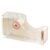 Acrylic Tape Dispenser, Transparent Streamlined Design, Rose Gold Spool, Clear Acrylic Body, Desk Tape Dispenser for Office and Home Desktop, Office Supply for Workspaces and Everyday Use