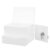 Acrylic Voting Box with Lock, White Suggestion Box for Public Places