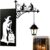 ACRZSEZ Library Lantern Decorative Bookshelf Lighting, Miniature Hanging Lantern for Bookshelf, Wooden Bookcase Lamp with Warm LED Nightlight, Book Shelf Lantern Light for Reading Room Decor