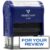 Action Required (Red) + for Your Review (Blue) Combo Self-Inking Rubber Stamp | Business & Office Rubber Stamps (Blue Ink) – Q-200