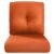 ACTREST Pop 22×25/22×24 Outdoor Replacement Cushions – 1 Set High Back Deep Seat Patio Furniture Cushion for Rattan Dining Swivel Rocking Chairs Rattan Loveseat Couch Sectional Sofa – Orange/Button