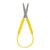 Adaptive Scissors with Easy-Grip Handles, Yellow Handheld Cutting Scissors with Controlled Squeeze Design for Paper, Crafts, Office and Everyday Tasks