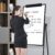 ADDXINH Dry Erase Easel U -Double Side Whiteboard, 24″ x 36″Dry Erase Flipchart Board, Height Adjustable Stand,for Home.Teach,