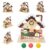 Adena Montessori Wooden Ball Drop Gravity Toy, 1-3y