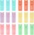 ADEQUAS 18 Pack Cute Mini Bear Highlighter Pen, Aesthetic Markers Highlighters, Macaron Colors Chisel Tip, Kawaii Marker Pens for Notes Office